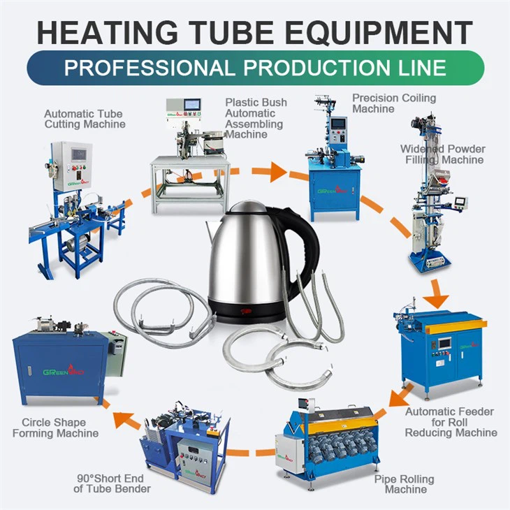 tubular heater production line